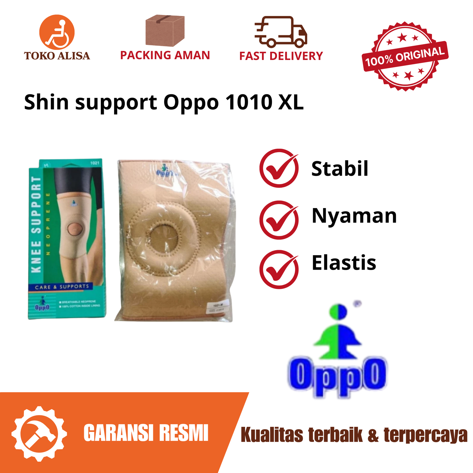 Shin support Oppo 1010 XL